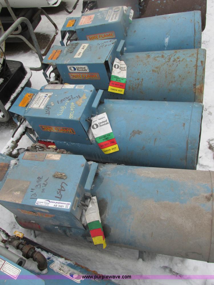 image for item AB9481 (4) Sureflame S405 natural gas direct fired heaters