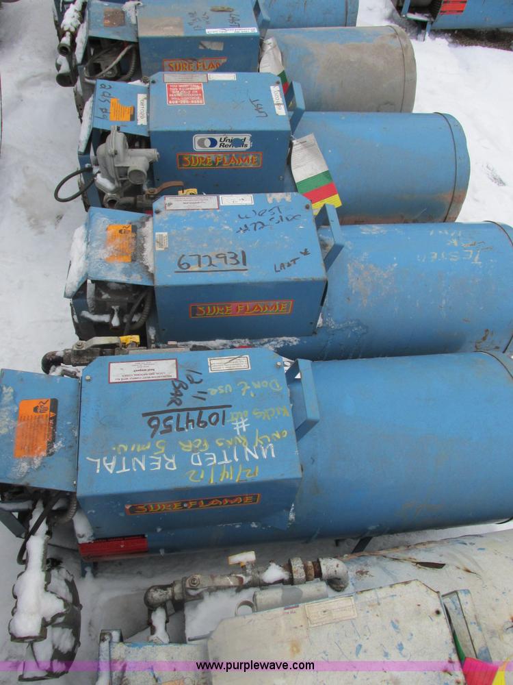 image for item AB9482 (4) natural gas direct fired heaters