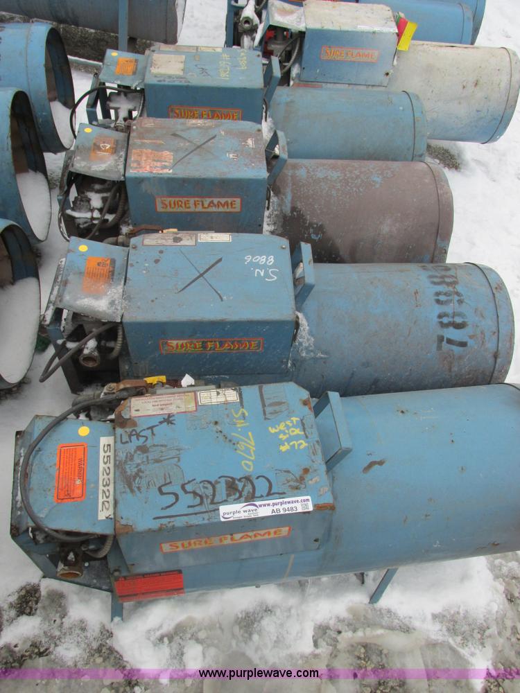 image for item AB9483 (4) natural gas direct fired heaters