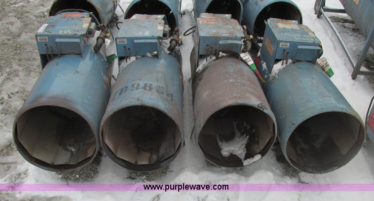 image for item AB9483 (4) natural gas direct fired heaters