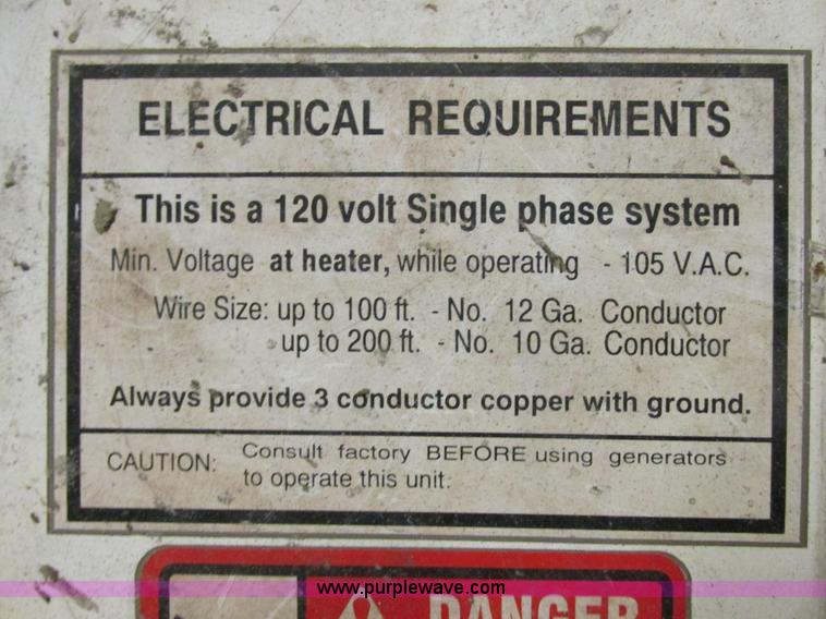 image for item E7066 Heat Wagon 1800B propane or natural gas heater