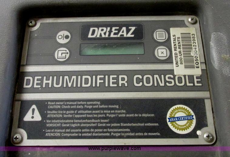 image for item E7085 2008 Dri-Eaz F232 commercial dehumidifier console