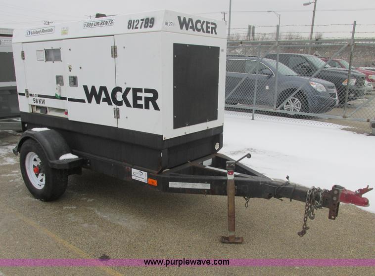 image for item E7088 Wacker G70 generator