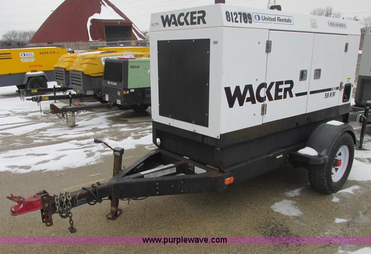 image for item E7088 Wacker G70 generator