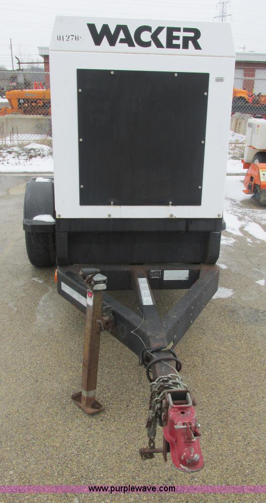 image for item E7088 Wacker G70 generator