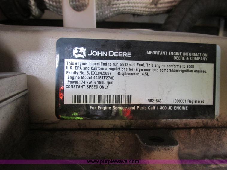 image for item E7088 Wacker G70 generator