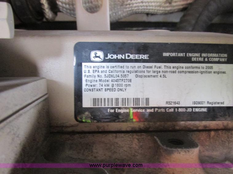 image for item E7088 Wacker G70 generator