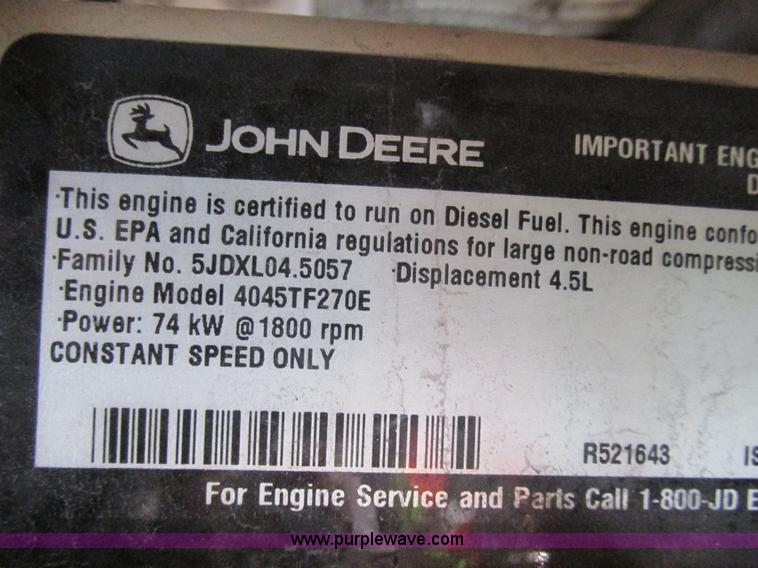 image for item E7088 Wacker G70 generator