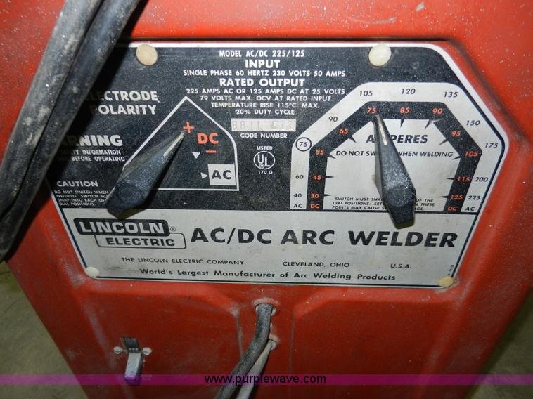 image for item AB9582 Lincoln AC/DC arc welder