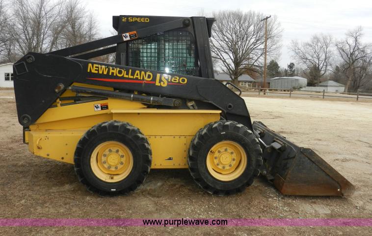 image for item AB9597 New Holland LS180 skid steer