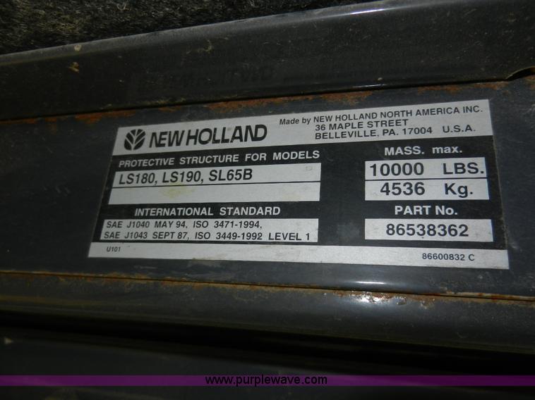 image for item AB9597 New Holland LS180 skid steer