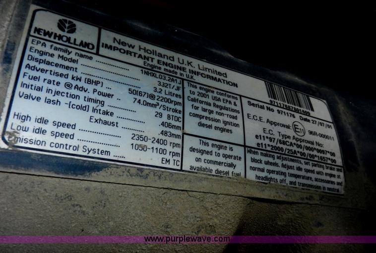 image for item AB9597 New Holland LS180 skid steer