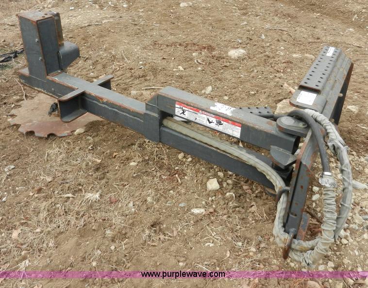 image for item AB9599 Brown brush saw skid steer attachment