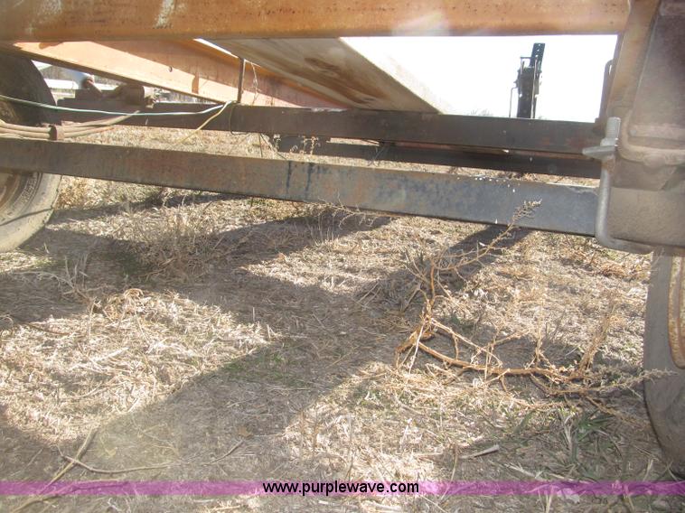 image for item B5329 1972 ShorLine 16' pontoon boat trailer