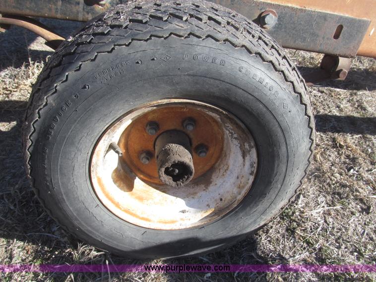 image for item B5329 1972 ShorLine 16' pontoon boat trailer