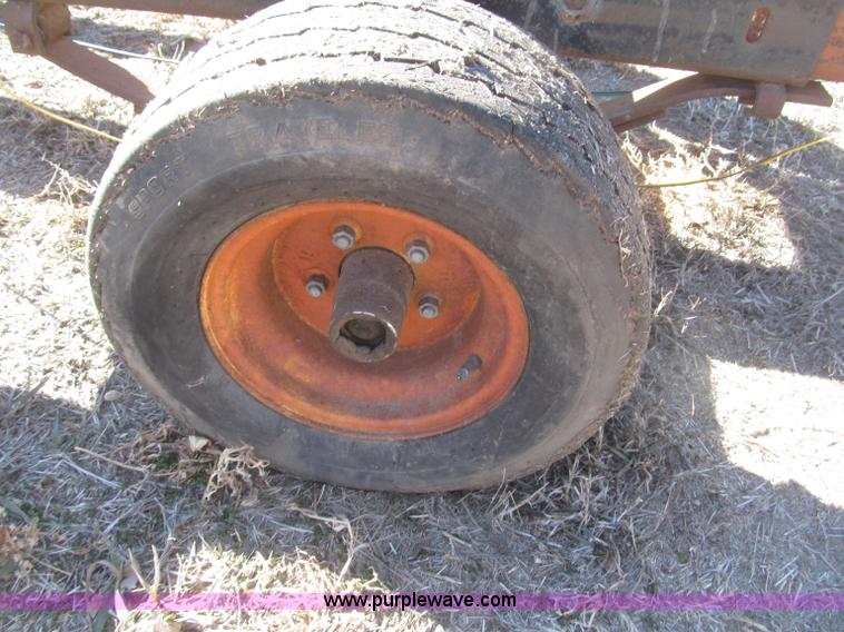 image for item B5329 1972 ShorLine 16' pontoon boat trailer