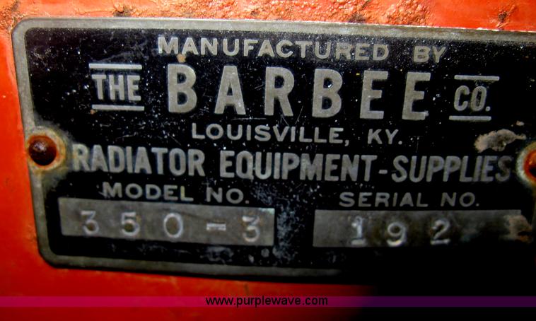 image for item B8405 Barbee 350-3 sand blast cabinet