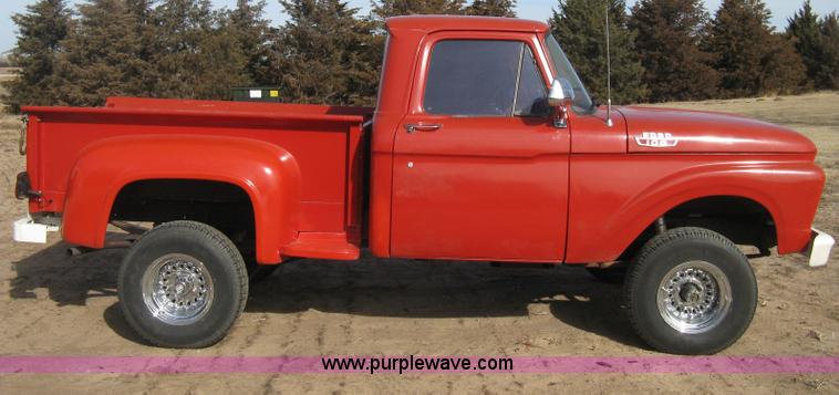 image for item B8416 1963 Ford 100 pickup truck