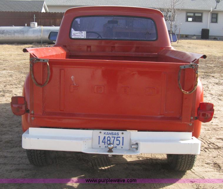 image for item B8416 1963 Ford 100 pickup truck