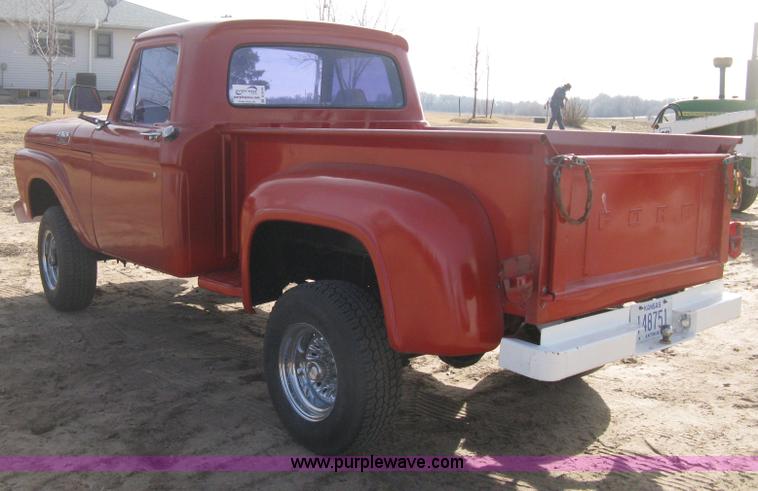 image for item B8416 1963 Ford 100 pickup truck