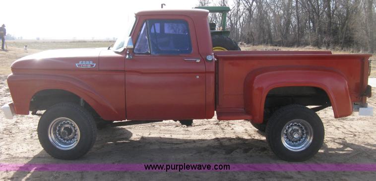 image for item B8416 1963 Ford 100 pickup truck