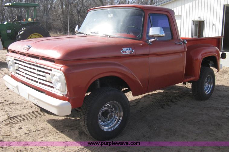 image for item B8416 1963 Ford 100 pickup truck