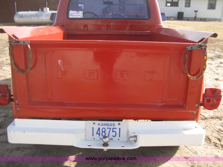 image for item B8416 1963 Ford 100 pickup truck