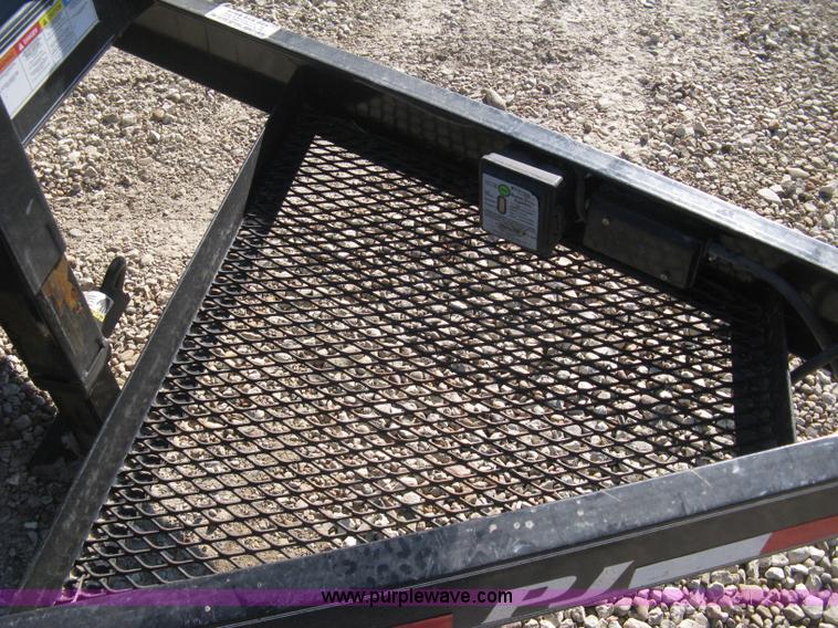 image for item B8420 2012 PJ tandem axle tilt deck flatbed trailer