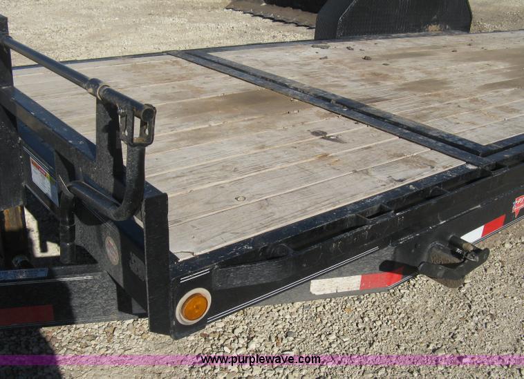 image for item B8420 2012 PJ tandem axle tilt deck flatbed trailer