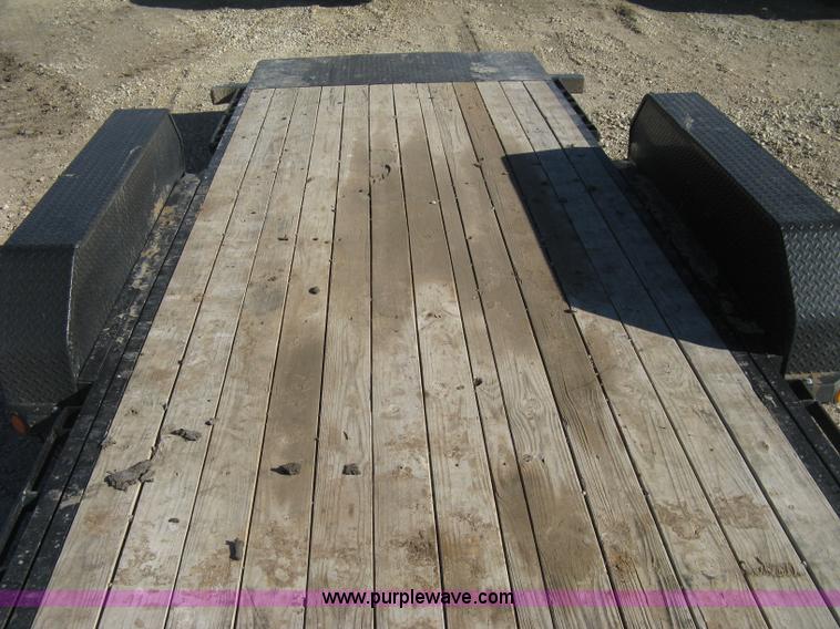 image for item B8420 2012 PJ tandem axle tilt deck flatbed trailer