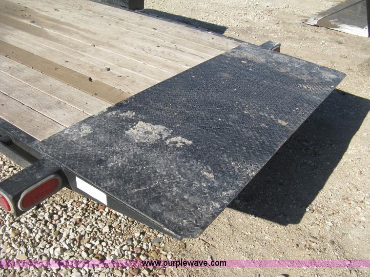 image for item B8420 2012 PJ tandem axle tilt deck flatbed trailer