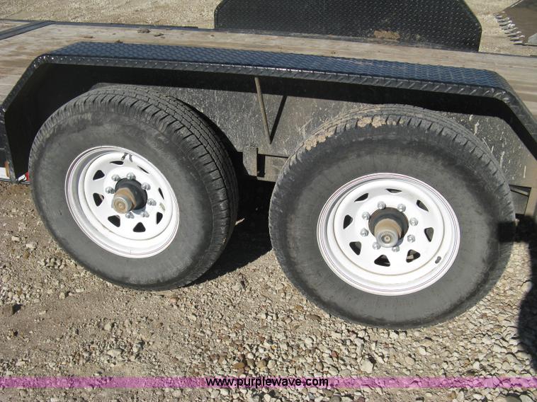 image for item B8420 2012 PJ tandem axle tilt deck flatbed trailer