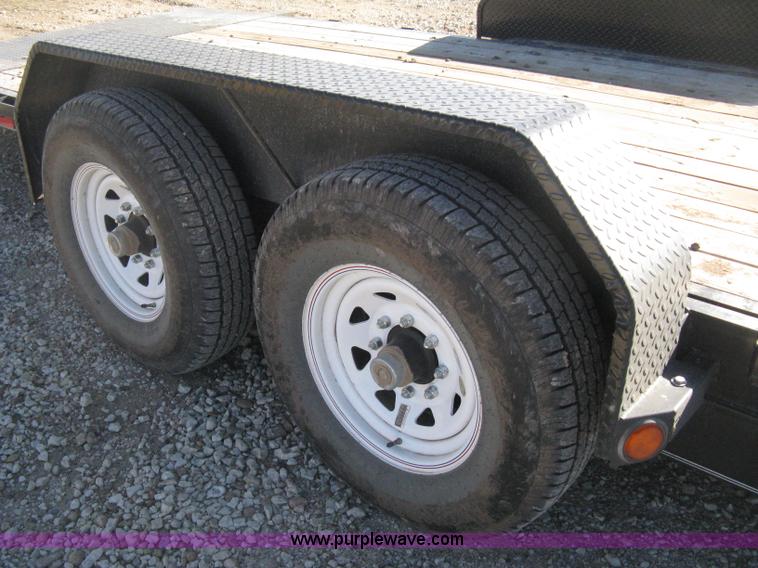 image for item B8420 2012 PJ tandem axle tilt deck flatbed trailer