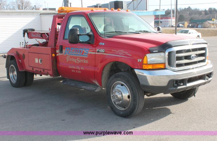 image for item E2545 1998 Ford F450 Super Duty tow truck