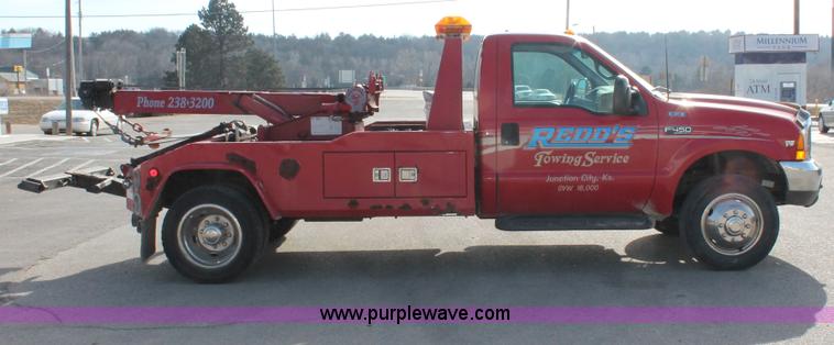 image for item E2545 1998 Ford F450 Super Duty tow truck