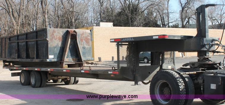 image for item E2549 1993 Landoll Haul All 37' slide axle trailer