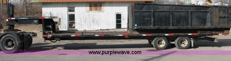 image for item E2549 1993 Landoll Haul All 37' slide axle trailer