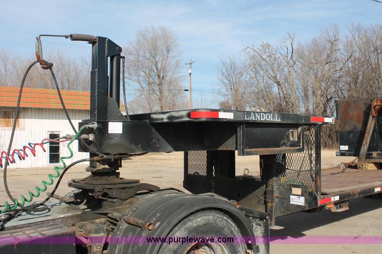 image for item E2549 1993 Landoll Haul All 37' slide axle trailer