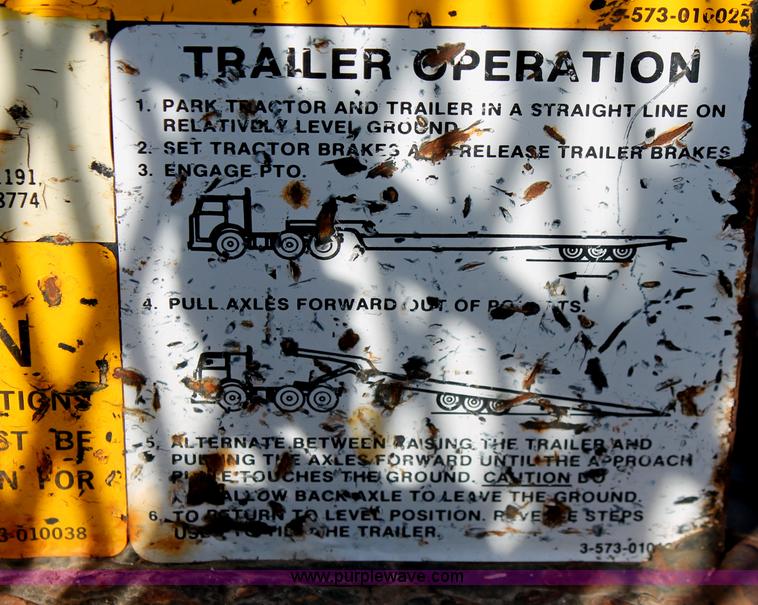 image for item E2549 1993 Landoll Haul All 37' slide axle trailer