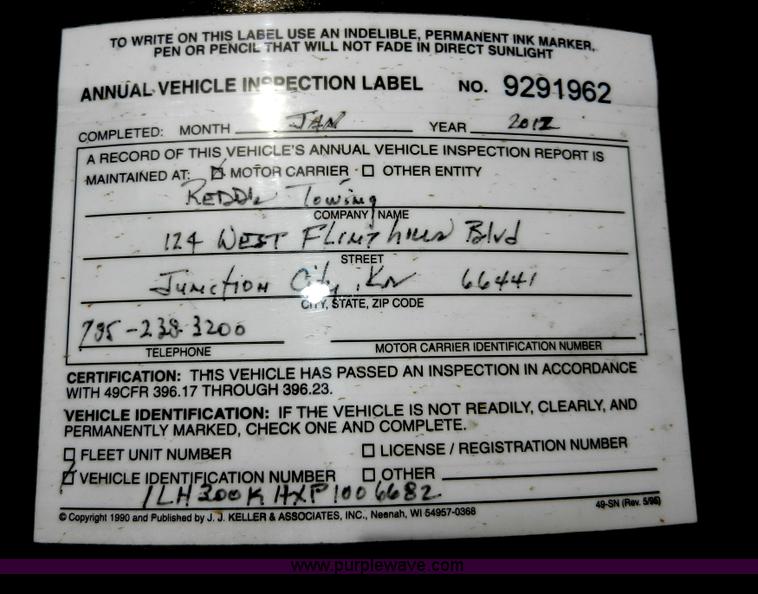 image for item E2549 1993 Landoll Haul All 37' slide axle trailer