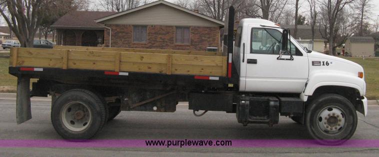 image for item E3001 1998 GMC C6500 dump/scissor lift body truck