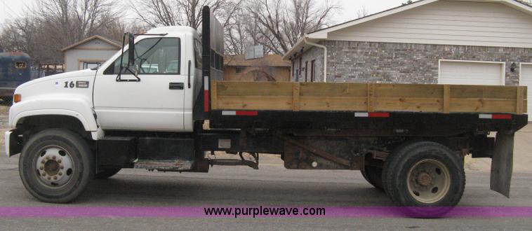 image for item E3001 1998 GMC C6500 dump/scissor lift body truck