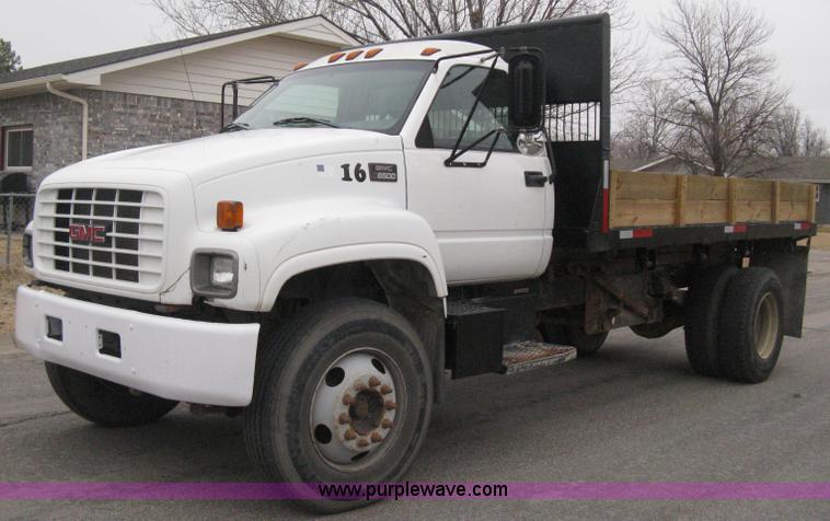 image for item E3001 1998 GMC C6500 dump/scissor lift body truck