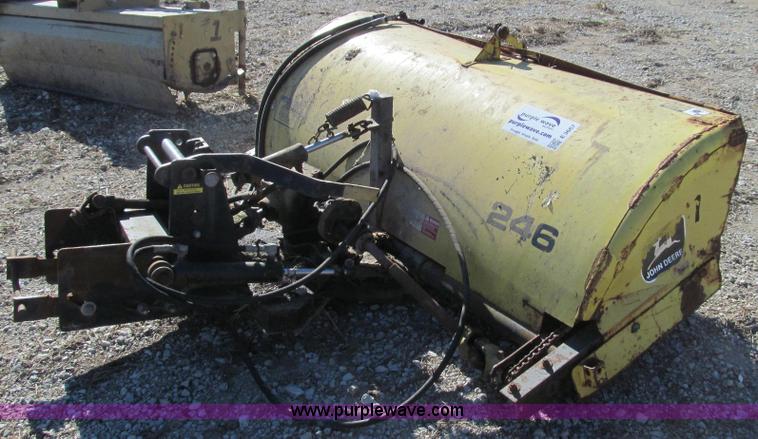 image for item E3667 John Deere 246 sweeper attachment