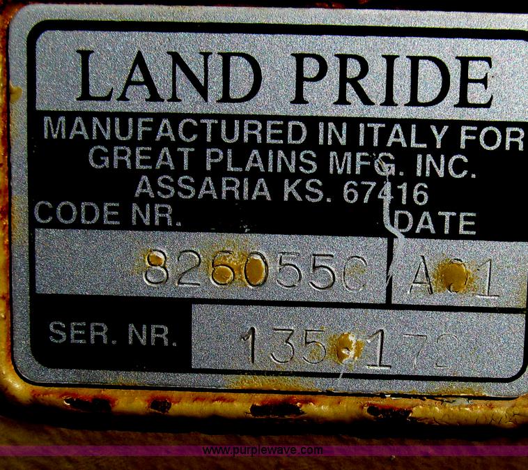image for item E3668 Land Pride 8' finish mower