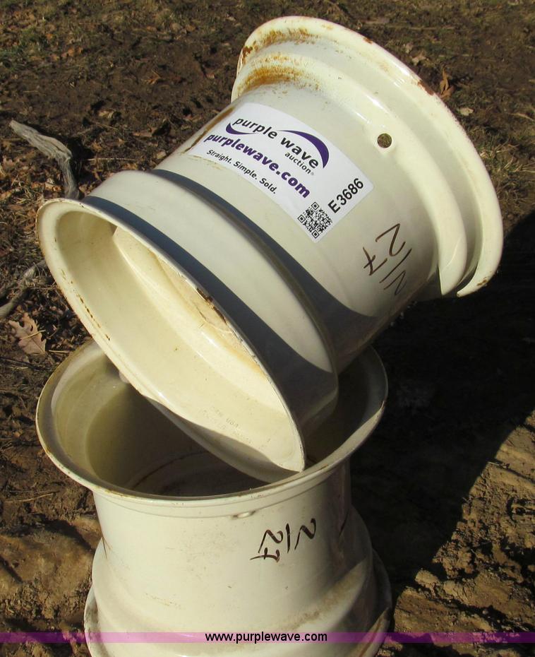 image for item E3686 (2) five bolt implement wheels