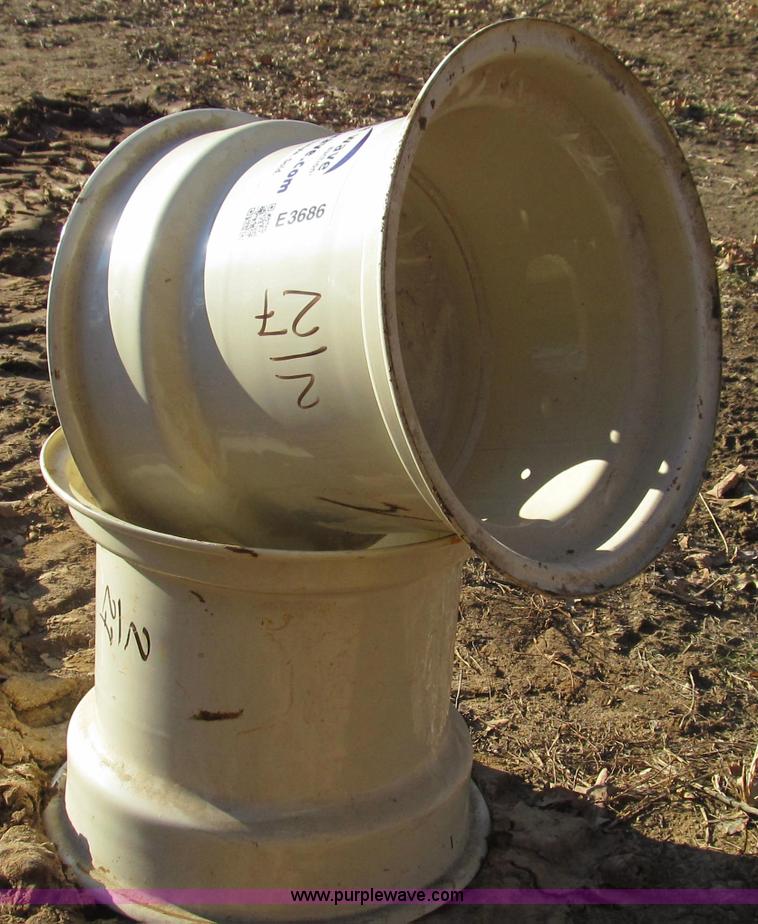 image for item E3686 (2) five bolt implement wheels