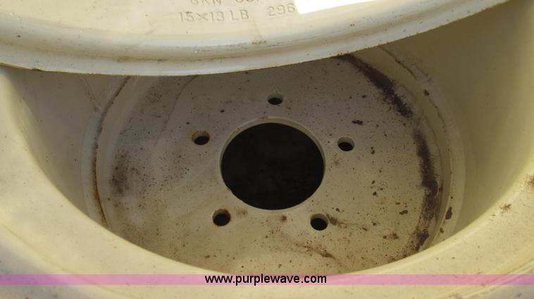 image for item E3686 (2) five bolt implement wheels