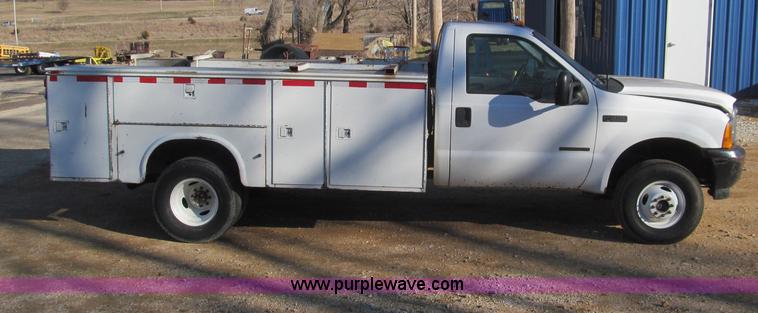 image for item F4691 2001 Ford F350 Super Duty service truck