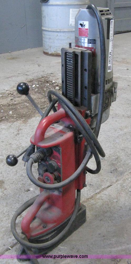 image for item M9187 Milwaukee heavy duty electromagnetic drill press